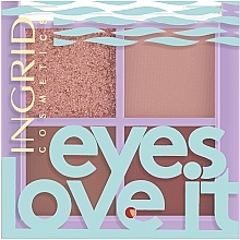 Lidschatten-Palette - Ingrid Cosmetics Eyes Love It Eyeshadow Palette — Bild N2