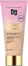 Flüssige Foundation mit Vitamin C - AA My Beauty Power Illuminating Foundation — Bild N1