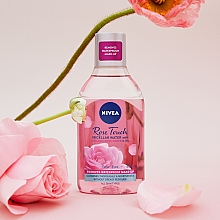 Ölhaltiges Mizellen Rosenwasser für Gesicht, Augen und Lippen - NIVEA MicellAIR Skin Breathe Micellar Rose Water With Oil — Bild N4