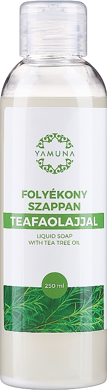 Flüssigseife mit Teebaumöl - Yamuna Liquid Soap With Tea Tree Oil — Bild N1