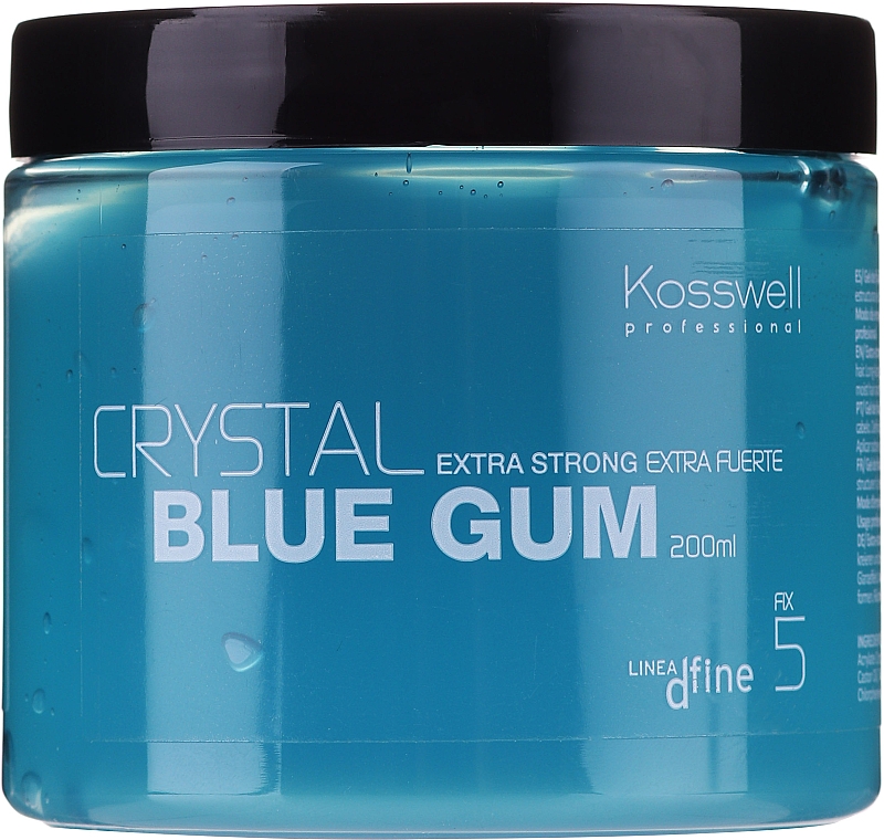 Haarstylinggel Extra starker Halt - Kosswell Professional Dfine Crystal Blue Gum — Bild N1