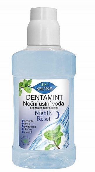 Mundwasser - Bione Cosmetics Dentamint Mouthwash Nightly Reset  — Bild N1