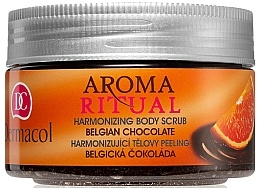 Düfte, Parfümerie und Kosmetik Harmonisierendes Körperpeeling Belgische Schokolade - Dermacol Aroma Ritual Body Scrub