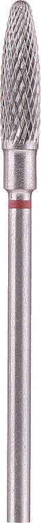 Hartmetall-Nagelfräser in Mais-Form 4 mm rot - Head The Beauty Tools — Bild N1