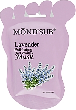 Düfte, Parfümerie und Kosmetik Peeling-Fußmaske mit Lavendelextrakt - Mond'Sub Lavender Exfoliating Foot Peeling Mask