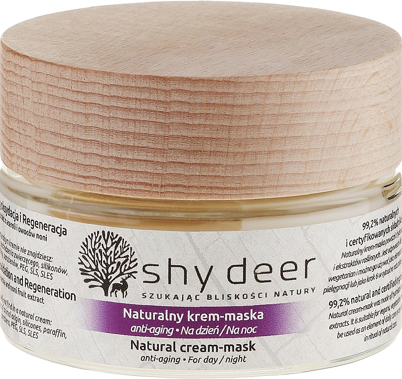 Anti-Aging Creme-Maske für das Gesicht - Shy Deer Natural Cream-mask — Bild N1