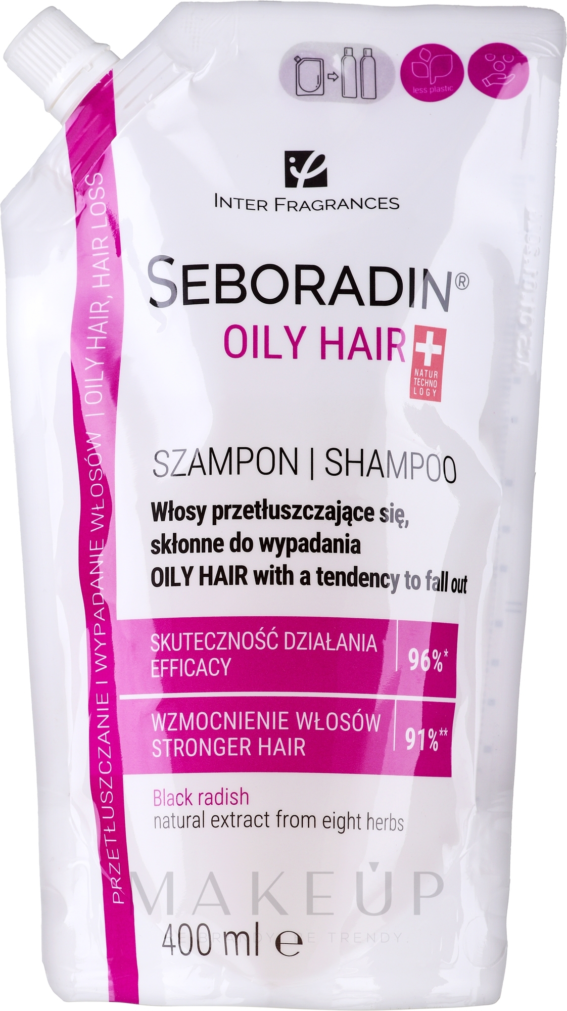 Shampoo für fettiges Haar - Seboradin Oily Hair Shampoo (Doypack)  — Bild 400 ml