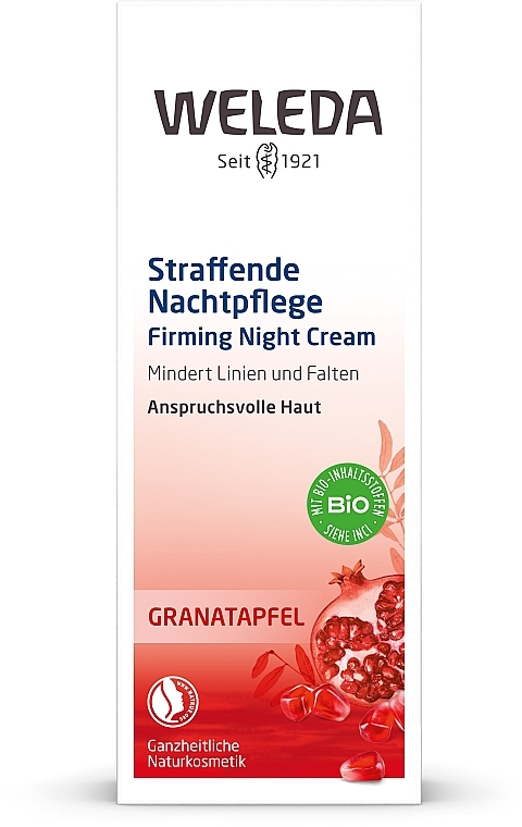 Anti-Aging Zellcreme für die Nacht mit Granatapfel - Weleda Pomegranate Firming Night Cream