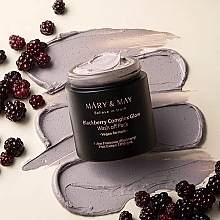 Antioxidative Ton-Gesichtsmaske mit Brombeere - Mary & May Blackberry Complex Glow Wash Off Mask — Bild N5