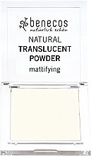 Düfte, Parfümerie und Kosmetik Transparenter mattierender Puder - Benecos Natural Translucent Powder Mission Invisible
