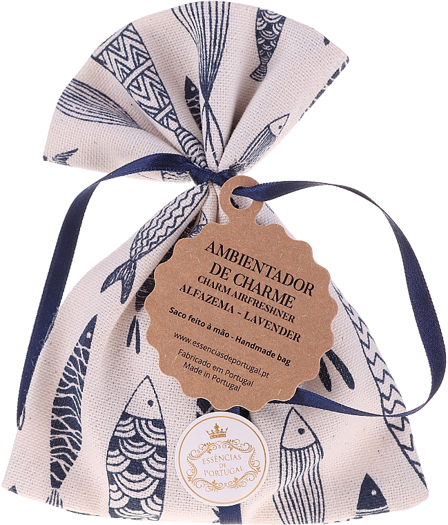 Handgemachtes Duftsäckchen mit Seife und Sardinen-Muster Lavendel - Essencias De Portugal Tradition Charm Air Freshener — Bild N1