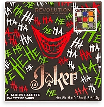 Lidschatten-Palette - Makeup Revolution X Dc Joker Shadow Palette Why So Serious — Bild N5