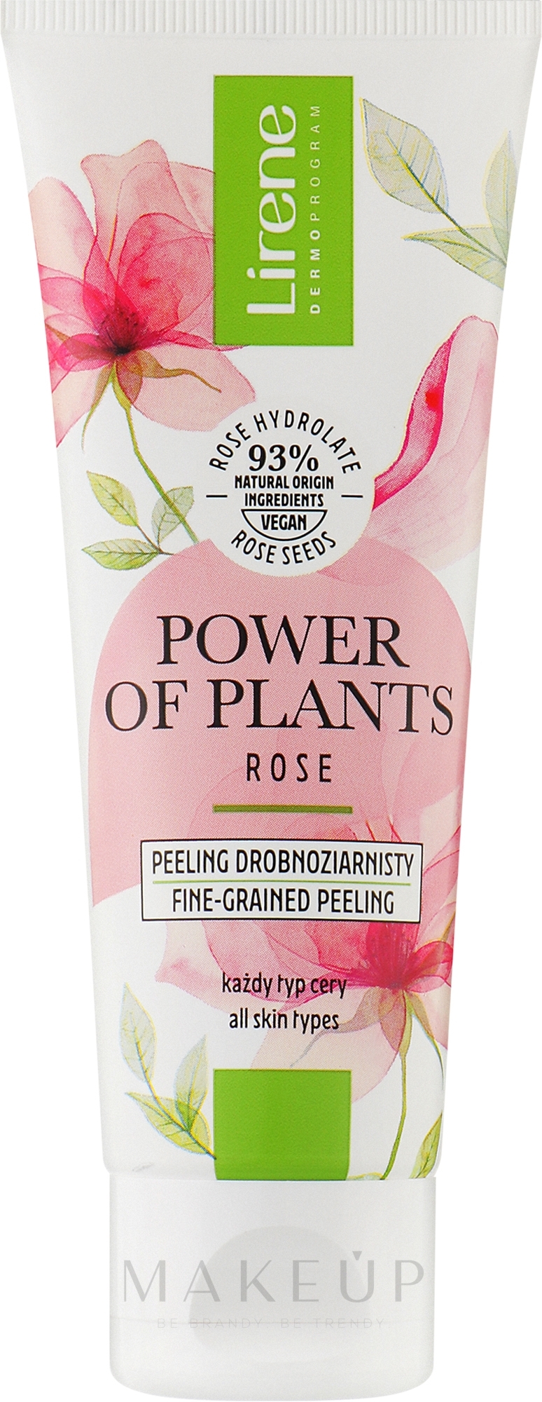 Mikrogranuläres Gesichtspeeling - Lirene Power Of Plants Rose Microgranular Peeling — Bild 75 ml