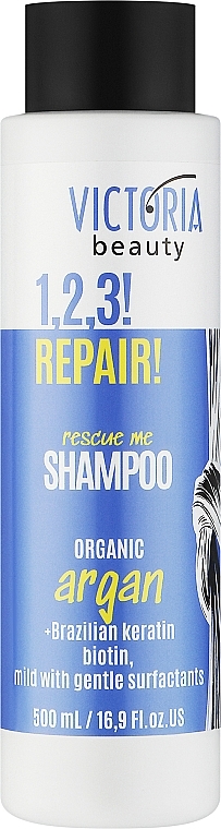 Shampoo für geschädigtes Haar - Victoria Beauty 1,2,3! Repair! Shampoo — Bild N1