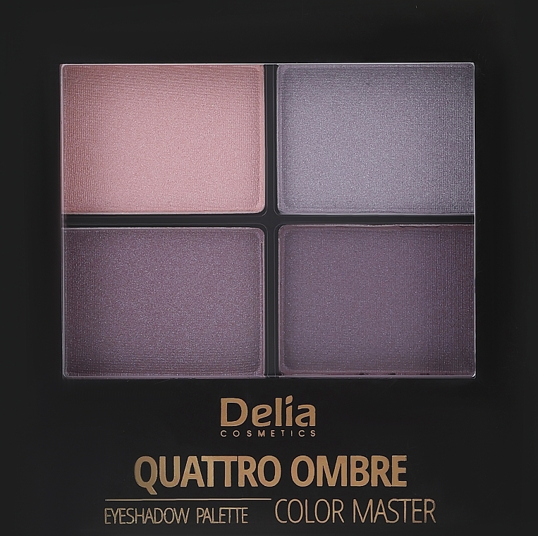 	Lidschattenpalette - Delia Quattro Ombre Color Master — Bild N2