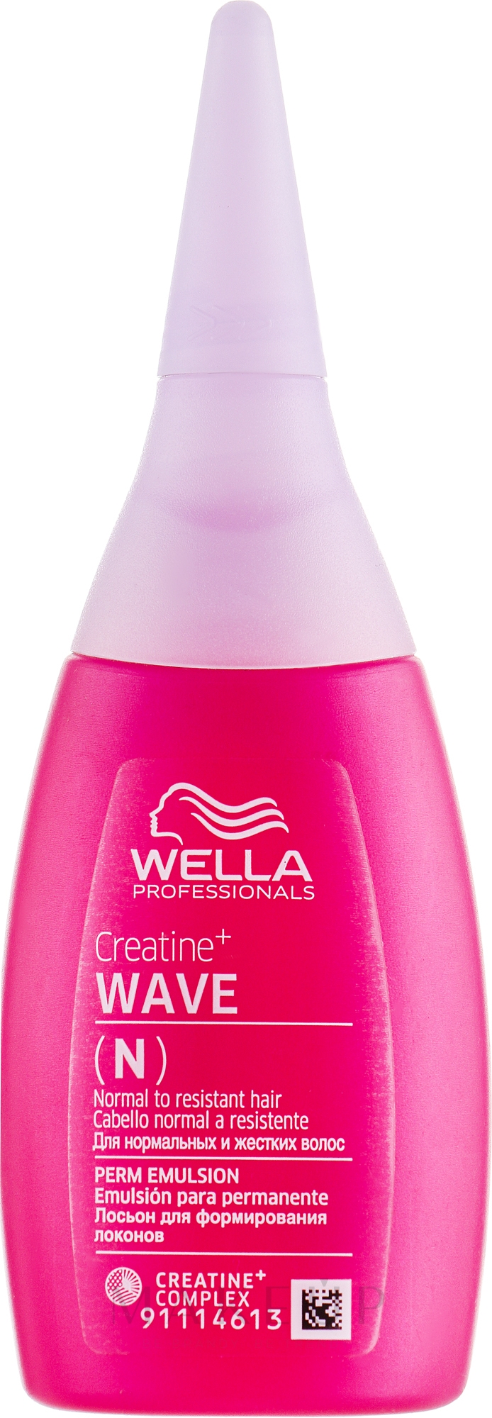 Haarlotion für widerstandsfähiges Haar - Wella Professionals Creatine+ Wave N Perm Emulsion — Bild 75 ml