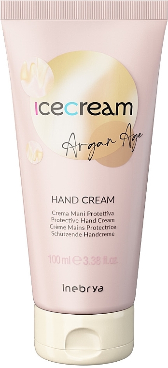 Handcreme mit Arganöl - Inebrya Ice Cream Argan-Age Hand Cream — Bild N1
