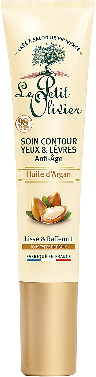 Anti-Aging Augen- und Lippencreme mit Bio-Arganöl - Petit Olivier Anti-aging eye and lip contour with Argan oil