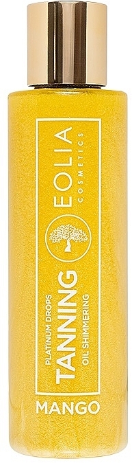 Sonnenschutzöl Mango - Eolia Tanning Oil Shimmering Platinum Drops Mango — Bild N1