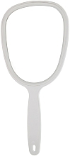 Düfte, Parfümerie und Kosmetik Spiegel mit Griff 28x13 cm weiß - Titania