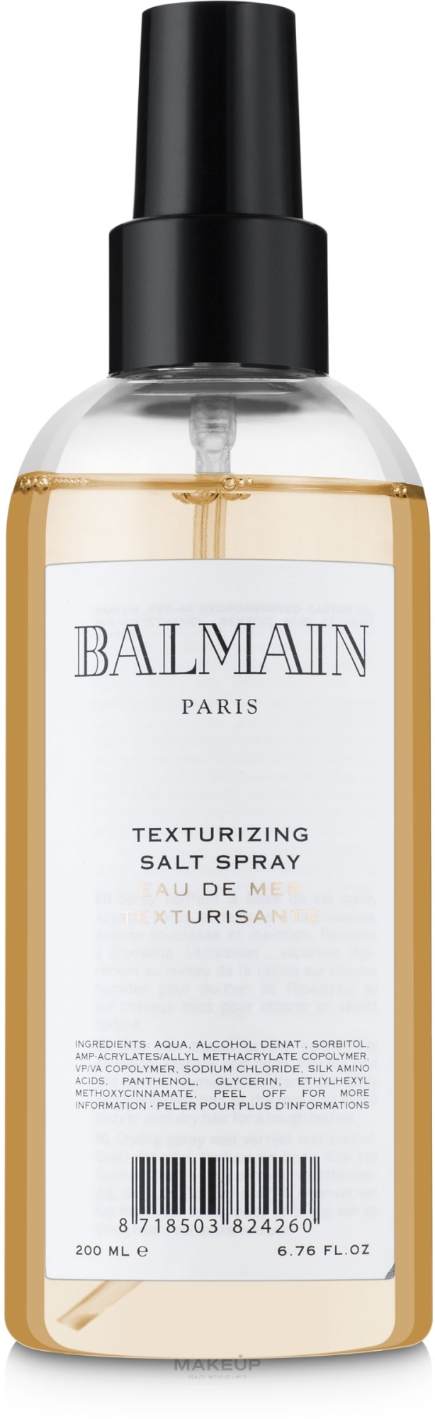 Texturierendes Salz-Haarspray - Balmain Paris Hair Couture Texturizing Salt Spray — Bild 200 ml