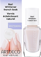 Nagellack zur optischen Aufhellung von Nageln - Artdeco Nail Whitener French Look — Bild N2