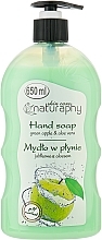 Flüssigseife mit grünem Apfel und Aloe Vera - Naturaphy Hand Soap — Bild N1