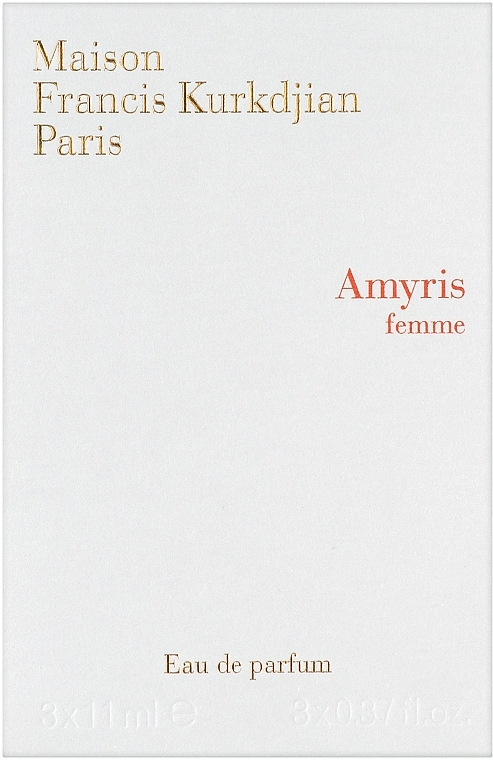 Maison Francis Kurkdjian Amyris Femme - Duftset (Eau de Parfum 3 x 11ml) — Bild N1