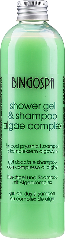 Shampoo mit Algenkomplex und Pflanzenextrakt - BingoSpa Shampoo Algae