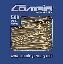 Haarklemmen Classic gerade 7 cm gold - Comair — Bild N2