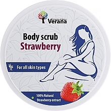 Düfte, Parfümerie und Kosmetik Körperpeeling Erdbeere - Verana Body Scrub Strawberry