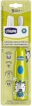 Elektrische Zahnbürste für Kinder ab 3 Jahren Zebra - Chicco Milk And Permanent Teeth Electric Toothbrush — Bild N2