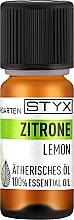 Düfte, Parfümerie und Kosmetik Ätherisches Zitronenöl - Styx Naturcosmetic Essential Oil Lemon