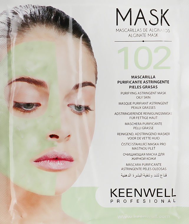 Reinigende Gesichtsmaske für fettige Haut - Keenwell Alginate Mask № 102 — Bild N4