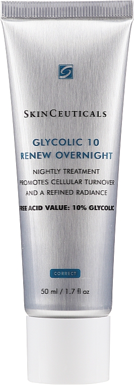 Zellerneuernde Nachtcreme mit Glykolsäure - SkinCeuticals Glycolic 10 Renew Overnight Cream — Bild N1