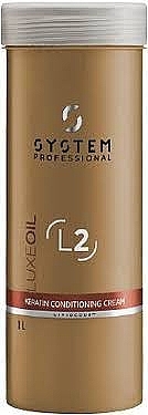 Haarspülung mit Keratin  - System Professional LipidCode LuxeOil Keratin Conditioning Cream — Bild N1