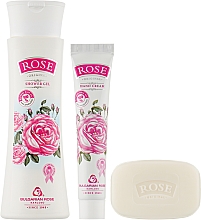 Körperpflegeset für Damen Rose - Bulgarian Rose (Handcreme 50ml + Duschgel 200ml + Seife 100g) — Bild N2