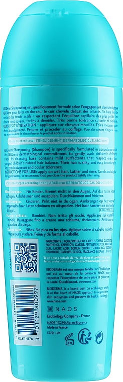 Mildes Shampoo für Kinder - Bioderma ABCDerm Gentle Shampoo — Bild N2