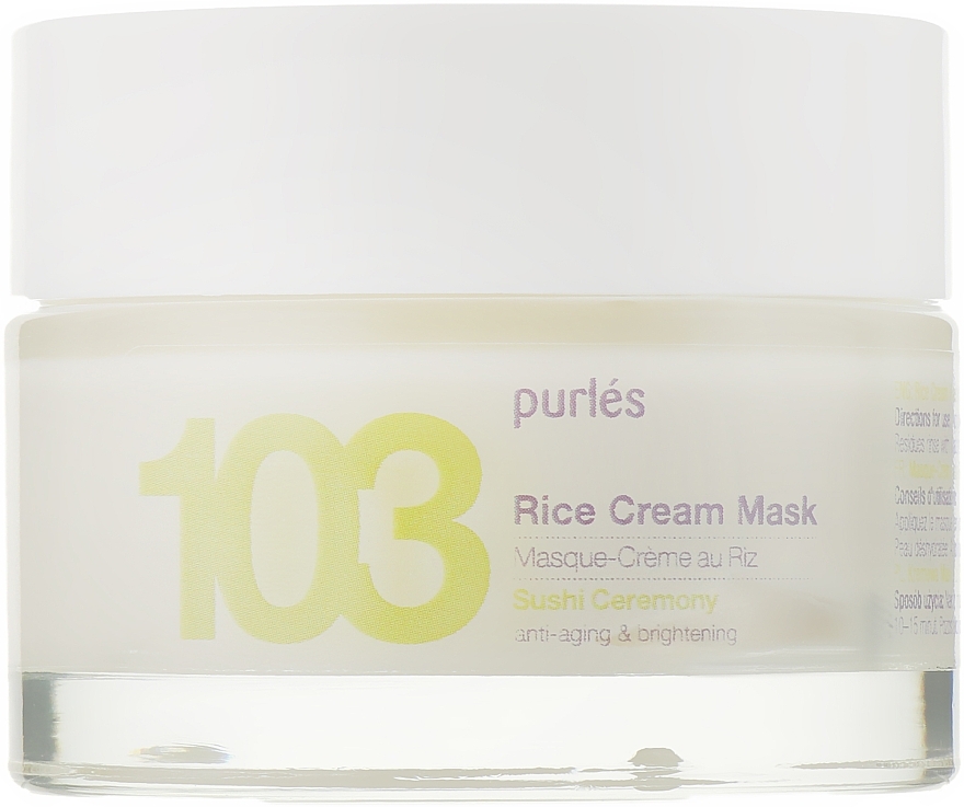 Gesichtscrememaske aus Reis - Purles 103 Rice Cream Mask — Bild N1