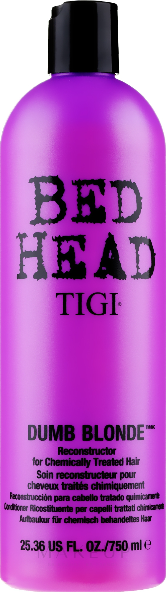 Aufbaukur für chemisch behandeltes Haar - Tigi Bed Head Dumb Blonde Conditioner — Bild 750 ml