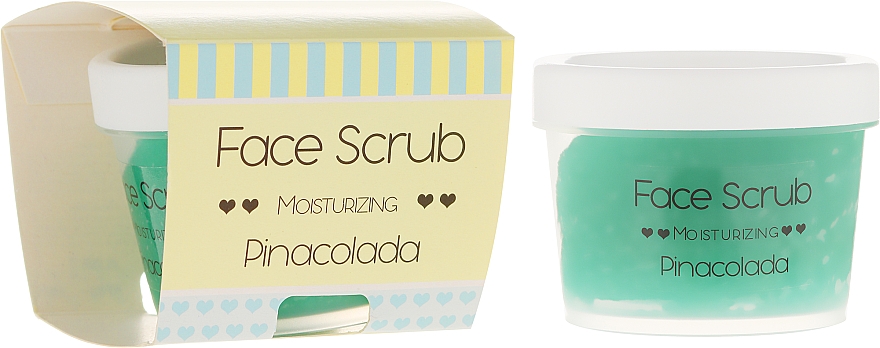 Feuchtigkeitsspendendes Gesichts- und Lippenpeeling - Nacomi Moisturizing Face&Lip Scrub Pinacolada — Bild N1