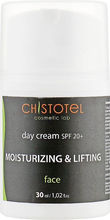Straffende und feuchtigkeitsspendende Tagescreme SPF 20 - ChistoTel Day Cream SPF 20+ — Bild N1