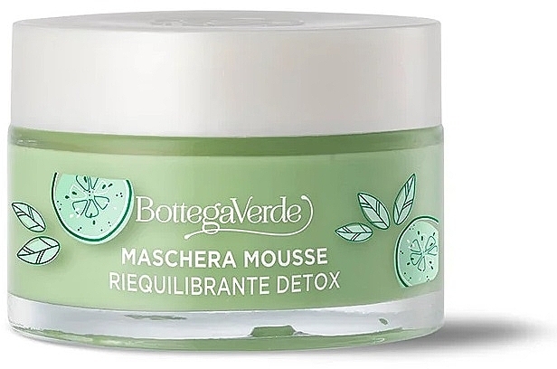 Mousse-Maske für das Gesicht - Bottega Verde Beauty Extracts Cucumber Juice & Matcha Tea Mousse Mask — Bild N1