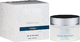 Nachtcreme mit Kollagen für alle Hauttypen - Dr. Sea Night Cream — Bild N1