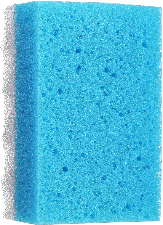 Badeschwamm Quadrat groß blau - LULA — Bild N1