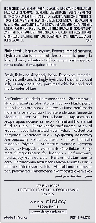 Sisley Izia - Feuchtigkeitsspendende parfümierte Körperlotion — Bild N3
