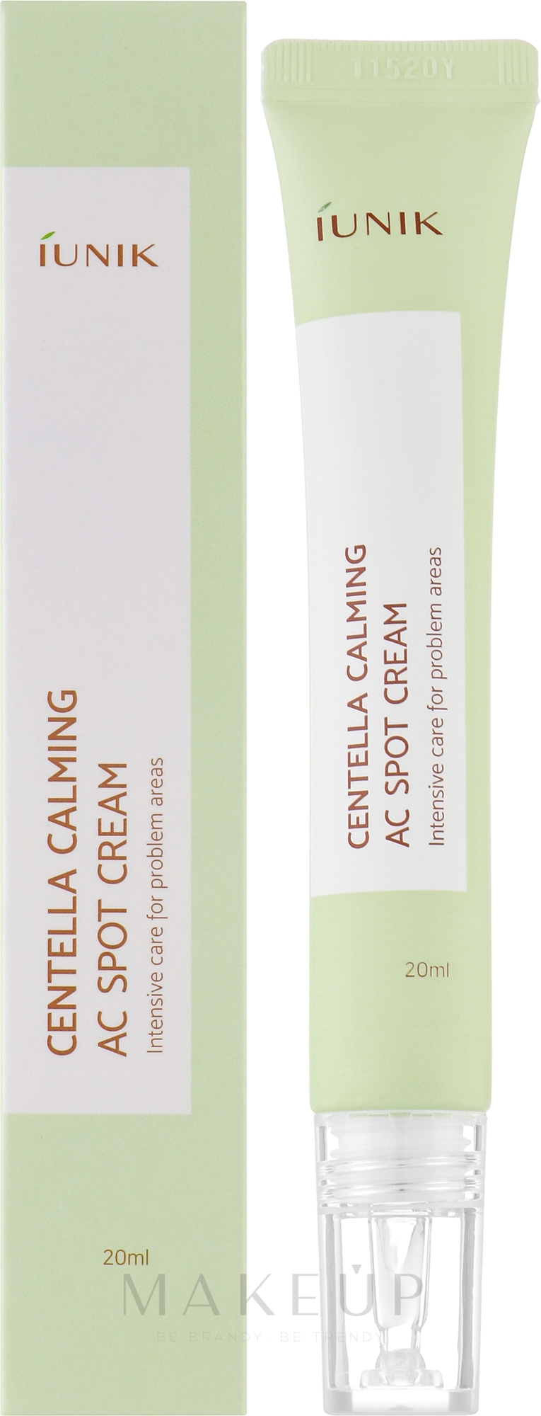 Beruhigende Creme für Problemzonen - IUNIK Centella Calming Ac Spot Cream — Bild 20 ml