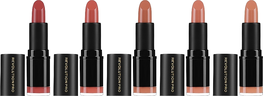 Lippenstift 5 St. - Revolution Pro 5 Lipstick Collection Matte Nude — Bild N2
