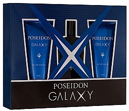 Düfte, Parfümerie und Kosmetik Poseidon Galaxy - Duftset (Eau de Toilette 100ml + Duschgel 100ml + After Shave Lotion 100ml)