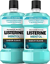 Düfte, Parfümerie und Kosmetik Set - Listerine Mentol Zero Alcohol